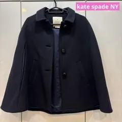 【大特価】Kate Spade NY ジャケット　コート　ネイビー　紺　リボン