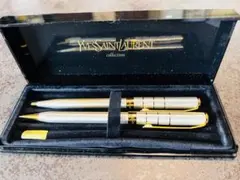 Yves Saint Laurent ボールペン シャープペンのセットケース付きのサムネイル