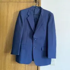 ネイビー テーラードジャケット 二つボタン