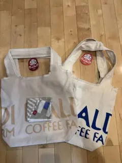 カルディ福袋 2025 2026 トートバッグ、手ぬぐいエコバッグ