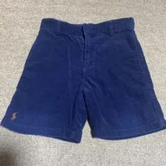 フォーマル用　90センチ　ラルフローレン　紺色ショートパンツ　コーデュロイ