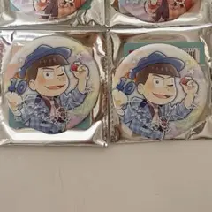 おそ松さん10周年 100均　大きめ缶バッジ カラ松