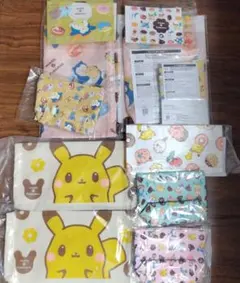 ミスタードーナツ ポケモン 福袋　バッグ ポーチ まとめ売りのサムネイル