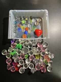 【発送可】　アクリルストーン　おはじき　ビー玉　まとめ売り