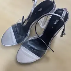 ZARA クリアパンプス　37表記　日本サイズ24cm