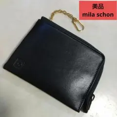 美品 mila schon ミラショーン L字ファスナー 小銭入れ ミニ財布のサムネイル