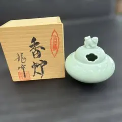 未使用！茶道 茶道具 香合 青磁 ざくろ 手塚玉堂 京焼 香道具 - メルカリ