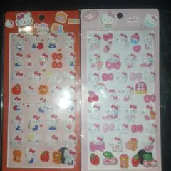 ℝ*♡様 ハローキティのぷくぷくシール2枚セット