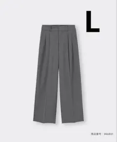 GU タックワイドパンツ L