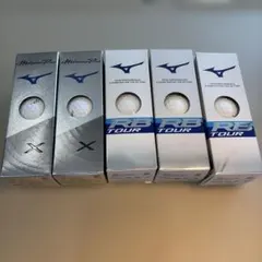 Mizuno Pro RB TOUR X 他　ゴルフボール 5箱セットのサムネイル