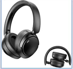 Bluetooth 5.4 ワイヤレスヘッドホン ブラック