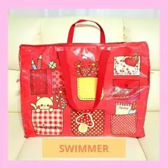 【かわいい✨】SWIMMER ♡トートバッグ・収納バッグ　平成♡当時物　希少のサムネイル