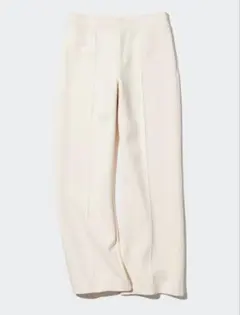 UNIQLO ドライスウェットトラックパンツ　オフホワイト　Lサイズ　レディース