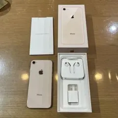 Apple iPhone 8 ゴールド 64GB 本体と付属品 SIMロックau