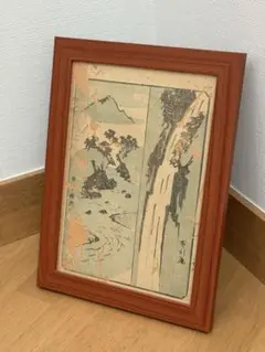 滝平二郎「かんざし」切り絵 額装 民芸美術 昭和レトロ 41×38cm - メルカリ