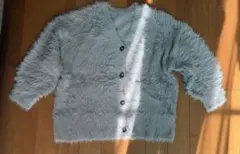 シャギーニット　カーディガン　フワフワカーデ