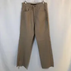 B-536 古着 ヴィンテージ フレアパンツ W32ポリエステルスラックス