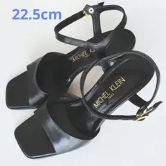 MICHEL KLEIN サンダル 日本製 ブラック 22.5cmのサムネイル