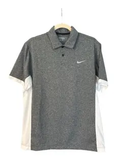 NIKE GOLF DRI-FIT 半袖ポロシャツ L グレー