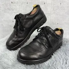 【まっちゃん様 】Finn Comfort レザーシューズ 6.5 黒 ドイツ製のサムネイル