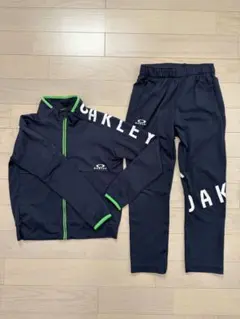 Oakley ネイビー ジャージ 上下セット 150 Mサイズ
