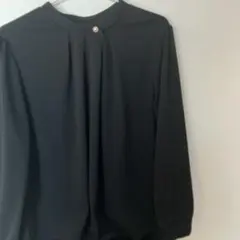 HK WORKS LONDON 黒長袖ブラウス