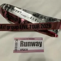 Aぇ! group Runway 銀テープ　落下物