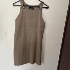 COMME CA FILLE ベージュ ジャンパースカート