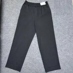 S ダークグレー／ユニクロC イージーワイドテーパードパンツ
