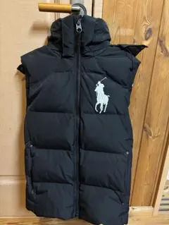 Polo Ralph Lauren ブラックダウンベスト XS/TP