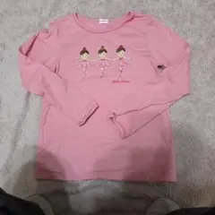 ミキハウス リーナちゃん刺繍 長袖カットソー 130