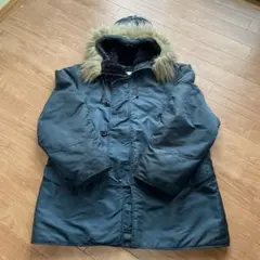 ALPHA INDUSTRIES N-3B フライトジャケット 紺L USA製