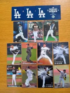 LAドジャース　日本人選手11枚(大谷、山本、佐々木)