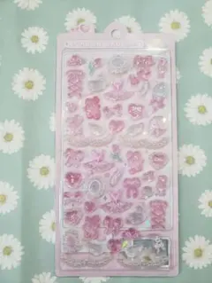 新品　ボンボンドロップシール　ガーリー