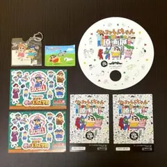 비매품 짱구 原画展 映画 天カス学園 グッズ シール 7点