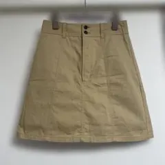 GU ミニスカート ベージュ　パンツスカートのサムネイル