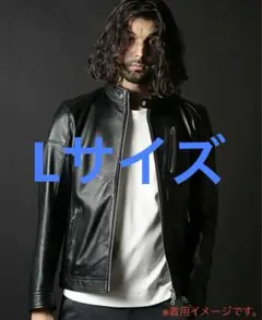 Lサイズ★Rattle Trap 羊革 シングルライダースジャケット メンズビギ