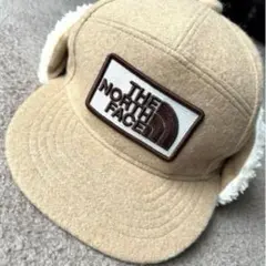 【美品】THE NORTH FACE ウールキャップ KLベージュ