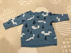 H&M 68サイズ　3-6M キツネ柄 トレーナー　北欧風