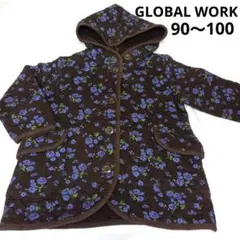 GLOBAL WORK　S　キッズアウター　90～100 　こども服　花柄　上着