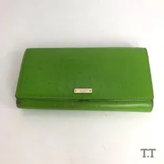 kate spade ケイトスペード オーストリッチ型押し 二つ折り 長財布