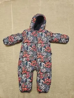 baby GAP 花柄 中綿ジャンプスーツ 6-12ヶ月