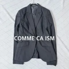 コムサイズム♦︎テーラードジャケットMストライプ ウール100% 冠婚葬祭ビジネス