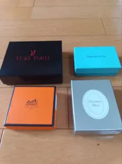 ショップ　空箱　エルメスなど4点