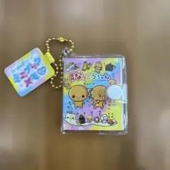 【新品未使用】キーホルダーミニブックメモ　なっとうちゃん