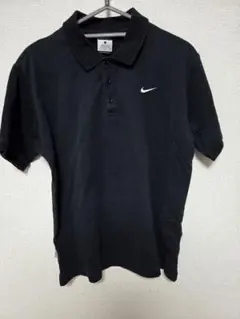 ナイキ　NIKE　ドライフィット　ポロシャツ　ブラック　L