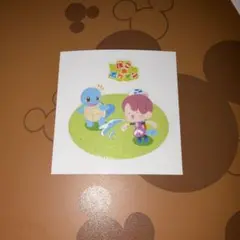 ポケモンデコキャラシール　ぽこあポケモン　メタモン　ニンゲンへんしん　ゼニガメ