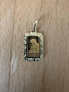 マリア彫刻 1g 純金ペンダント