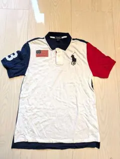 POLO RALPH LAUREN ビッグポニー ポロシャツ 国旗 y2kのサムネイル