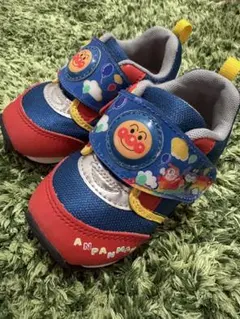 アンパンマン ベビーシューズ 青/赤